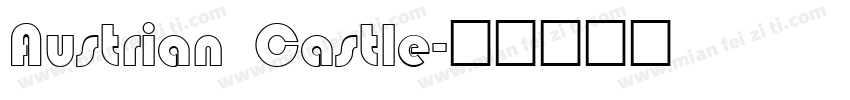 Austrian Castle字体转换